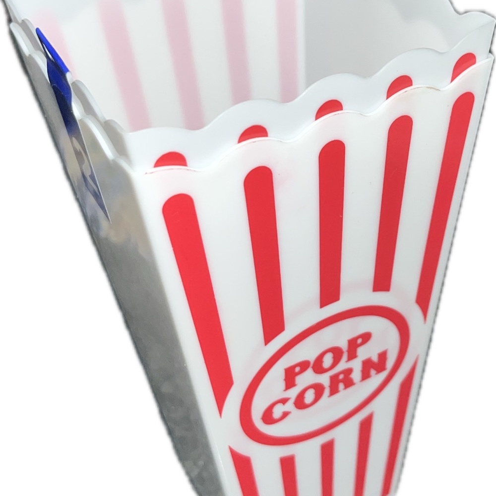 Classic Red and White Popcorn Box